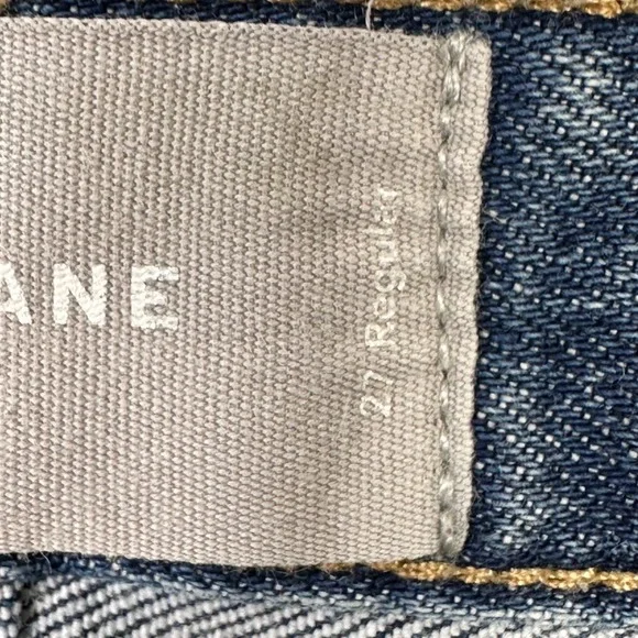 Everlane Denim Jeans Womens Size 27 Regular Wash Blue Cotton Blend Ankle - Picture 8 of 9